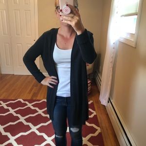 Grey Abercrombie cardigan